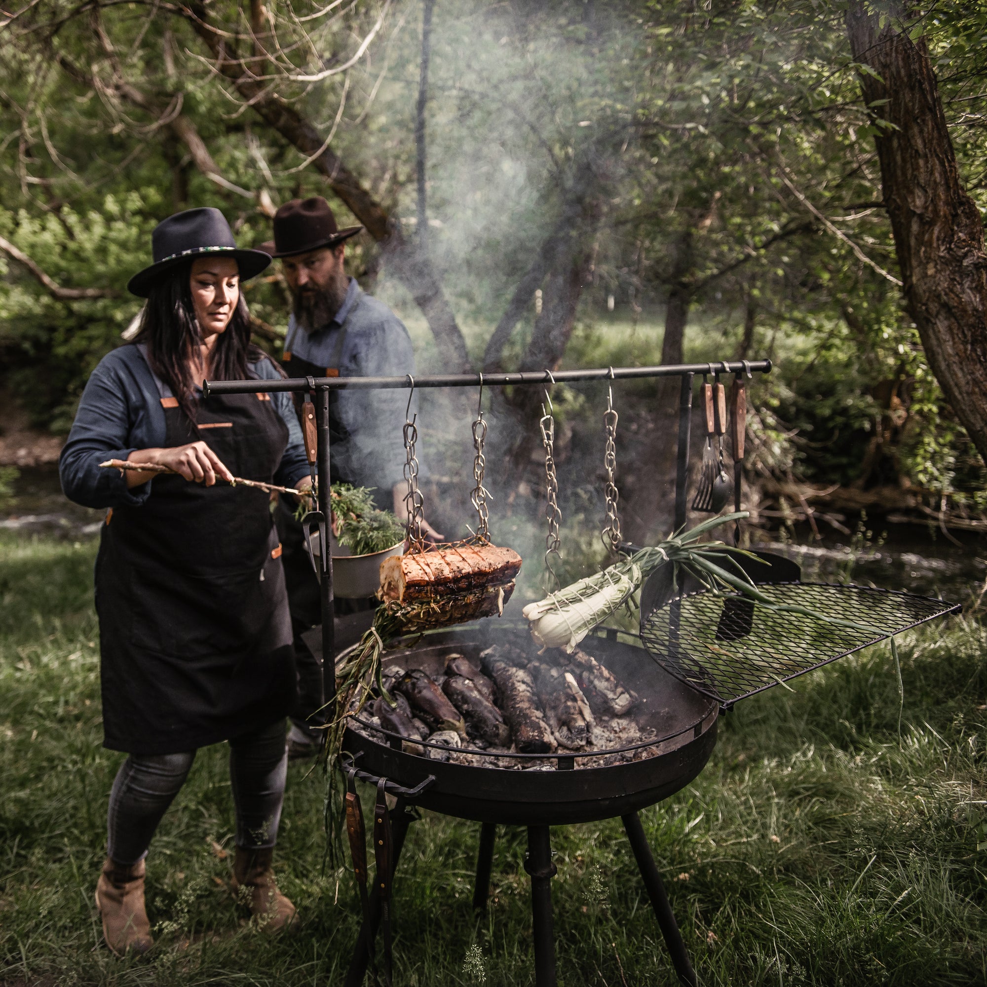 Cowboy Fire Pit Grill - 30&quot;